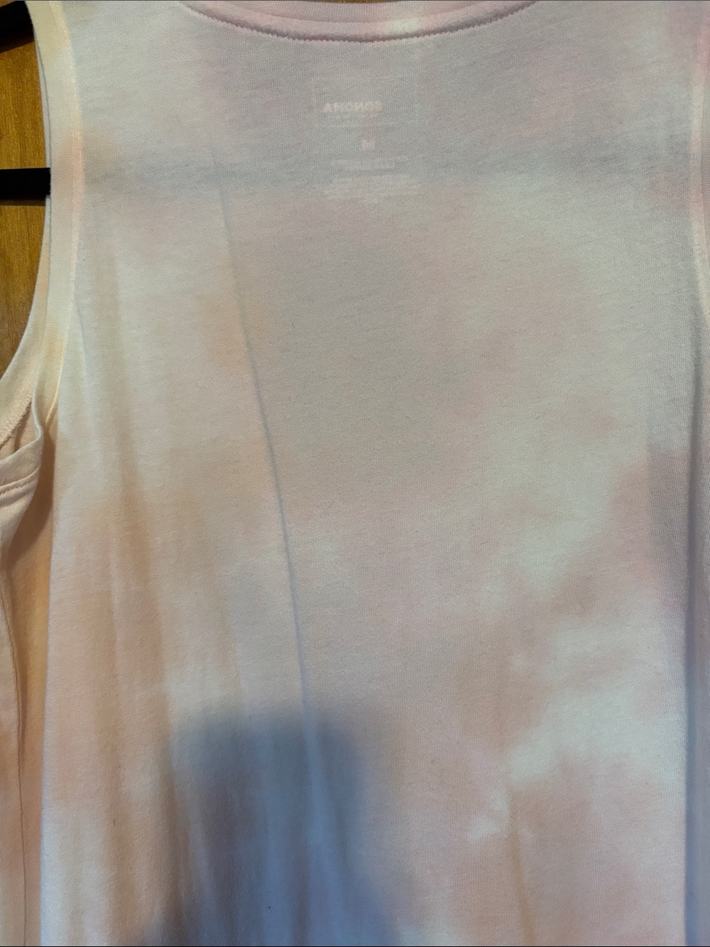Sonoma Pink and White Tie-Dye Midi Tank Dress - Size M - Picture 6 of 8